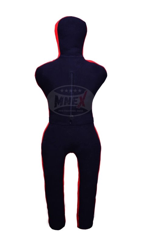 MNEX Pro Standing Wrestling Dummy - 6ft Unfilled MMA Training (Black)